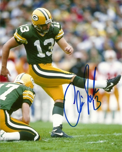 CHRIS JACKE SIGNED 8X10 PACKERS PHOTO #3