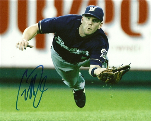 GEOFF JENKINS SIGNED 8X10 BREWERS PHOTO #5