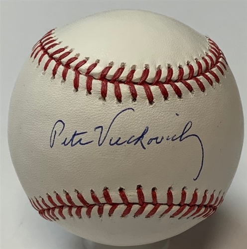 PETE VUCKOVICH SIGNED OFFICIAL MLB BASEBALL