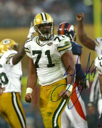 SANTANA DOTSON SIGNED 8X10 PACKERS PHOTO #2