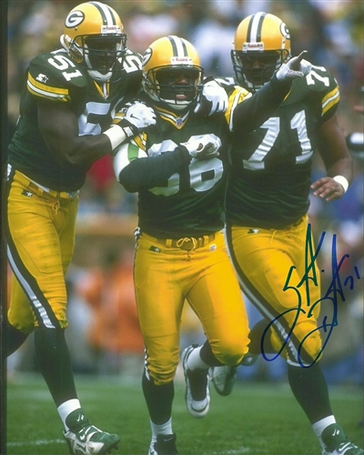 SANTANA DOTSON SIGNED 8X10 PACKERS PHOTO #4