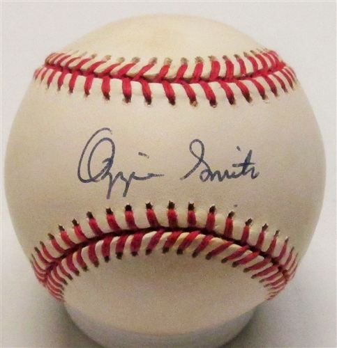 OZZIE SMITH SIGNED OFFICIAL NL BASEBALL - JSA