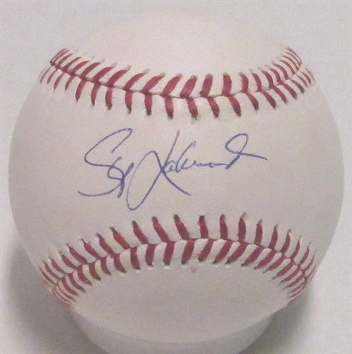 SKIP LOCKWOOD SIGNED OFFICIAL MLB BASEBALL