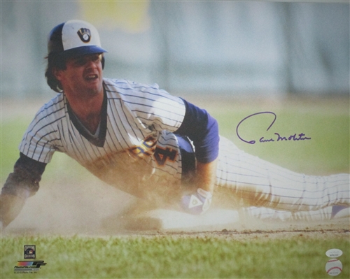 PAUL MOLITOR SIGNED 16X20 BREWERS PHOTO #2