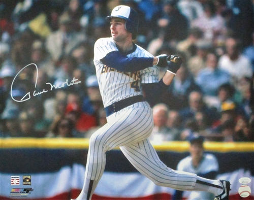 PAUL MOLITOR SIGNED 16X20 BREWERS PHOTO #4