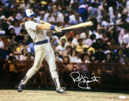 ROBIN YOUNT SIGNED 16X20 BREWERS PHOTO #8 - JSA