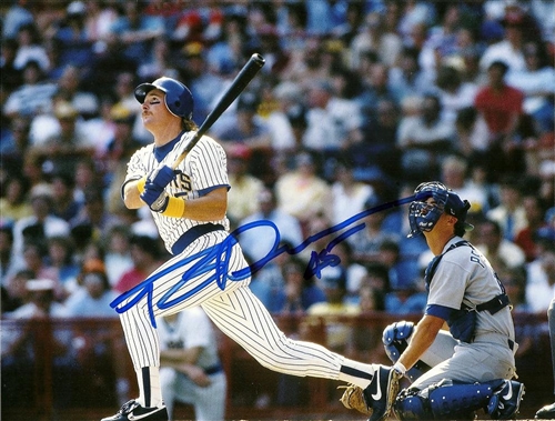 ROB DEER SIGNED 8X10 BREWERS PHOTO #4