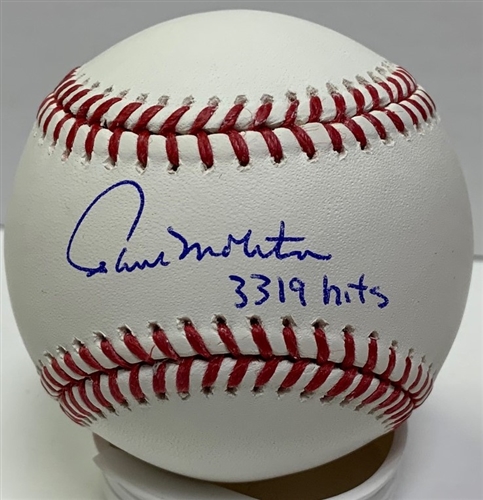 PAUL MOLITOR SIGNED MLB BASEBALL w/ 3319 HITS - JSA