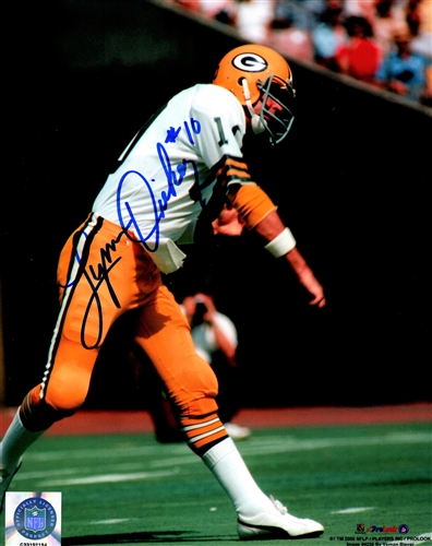 LYNN DICKEY SIGNED 8X10 PACKERS PHOTO #9