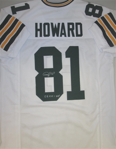 DESMOND HOWARD SIGNED WHITE PACKERS CUSTOM JERSEY W/ SB MVP