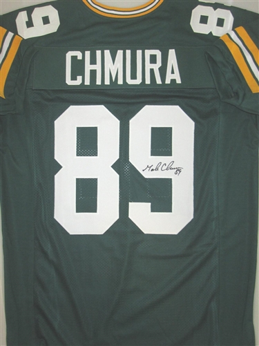 MARK CHMURA SIGNED CUSTOM REPLICA PACKERS GREEN JERSEY