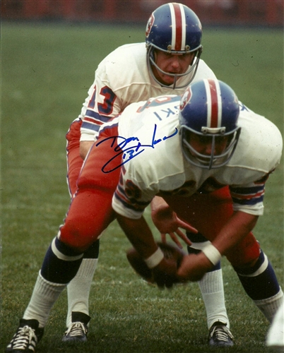 DON HORN SIGNED 8X10 BRONCOS PHOTO #1