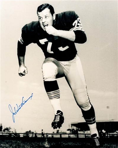 JIM WEATHERWAX SIGNED 8X10 PACKERS PHOTO #1