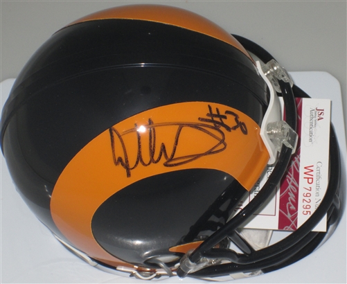 TODD GURLEY SIGNED RAMS MINI HELMET - JSA