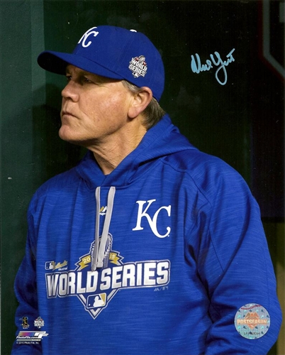 NED YOST SIGNED 8X10 ROYALS PHOTO #15