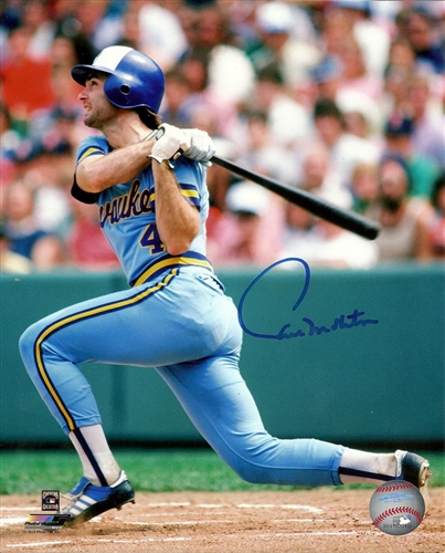 PAUL MOLITOR SIGNED 8X10 BREWERS PHOTO #1