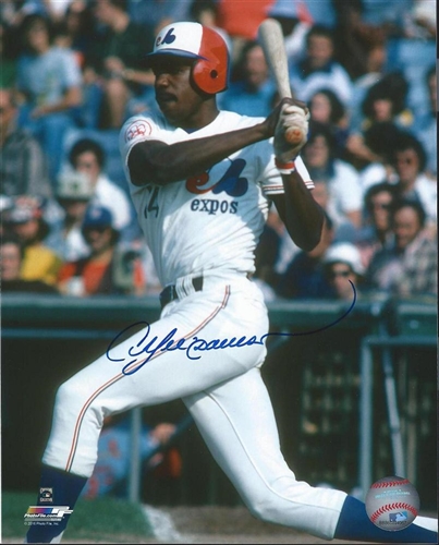 ANDRE DAWSON SIGNED 8X10 EXPOS PHOTO #2