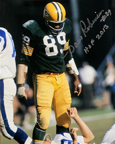 DAVE ROBINSON SIGNED 16X20 PACKERS PHOTO #5