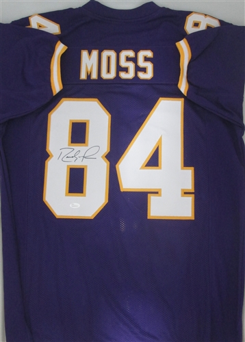 RANDY MOSS SIGNED CUSTOM VIKINGS JERSEY - JSA