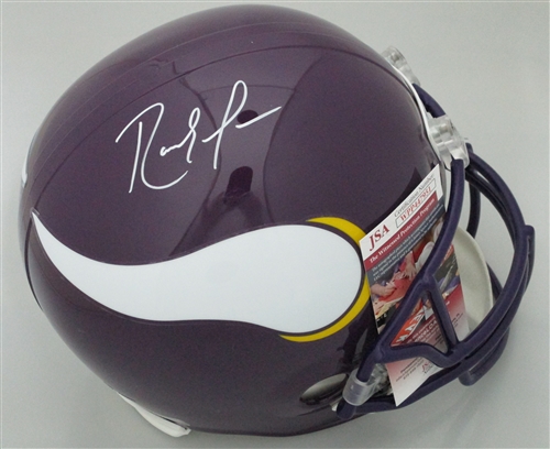 RANDY MOSS SIGNED FULL SIZE REPLICA VIKINGS HELMET - JSA