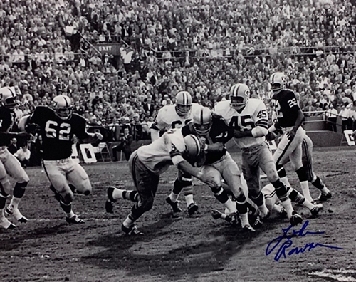 JOHN ROWSER SIGNED 8X10 PACKERS PHOTO #1