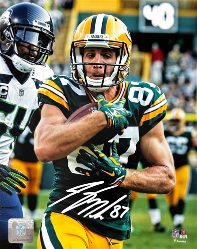 JORDY NELSON SIGNED 8X10 PACKERS PHOTO #19