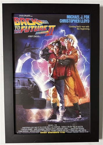 BACK TO THE FUTURE II FRAMED 11X17 MOVIE POSTER