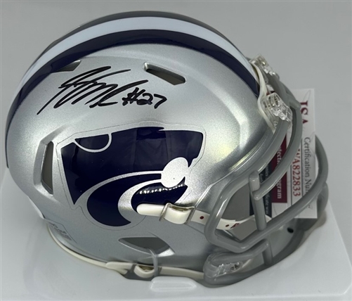 JORDY NELSON SIGNED KANSAS STATE WILDCATS SPEED MINI HELMET - JSA