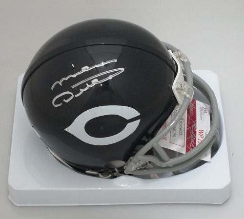 MIKE DITKA SIGNED CHICAGO BEARS MINI HELMET - JSA