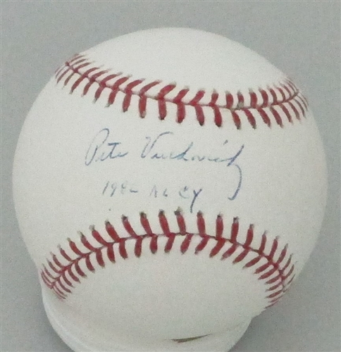 PETE VUCKOVICH SIGNED MLB BASEBALL W/ AL CY '82 - JSA