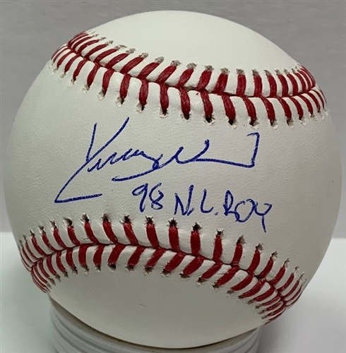 KERRY WOOD SIGNED OFFICIAL MLB BASEBALL W/ '98 NL ROY - JSA