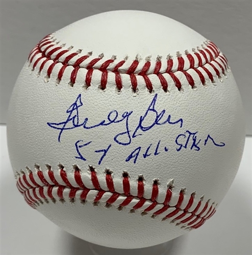 BUDDY BELL SIGNED OFFICIAL MLB BASEBALL W/ 5 X ALL STAR - JSA