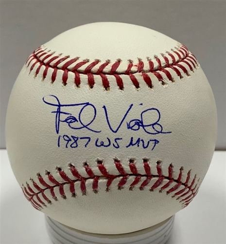 FRANK VIOLA SIGNED OFFICIAL MLB BASEBALL W/ 1987 WS MVP