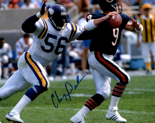 CHRIS DOLEMAN SIGNED 8X10 VIKINGS PHOTO #3