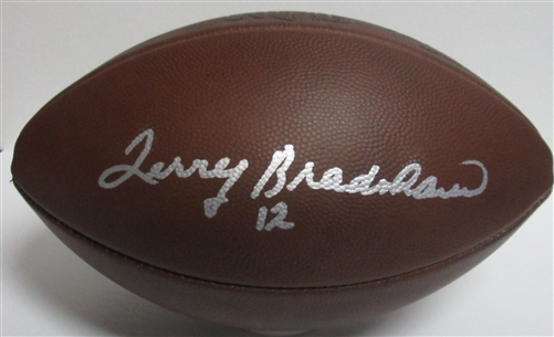 TERRY BRADSHAW SIGNED 1960'S DUKE FOOTBALL - BECKETT