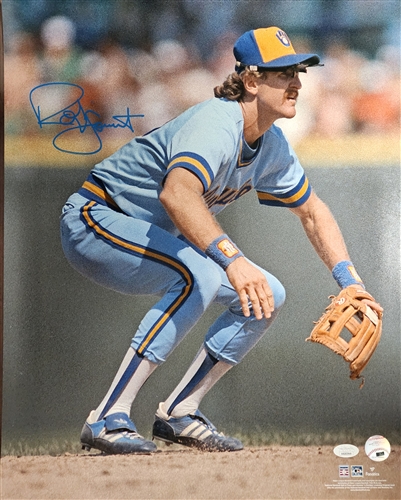 ROBIN YOUNT SIGNED 16X20 BREWERS PHOTO #9 - JSA