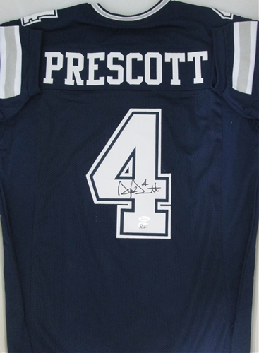 DAK PRESCOTT SIGNED CUSTOM COWBOYS JERSEY - JSA