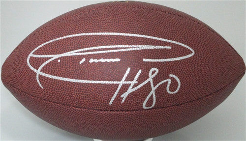 DONALD DRIVER SIGNED WILSON SUPER GRIP REPLICA FOOTBALL - JSA