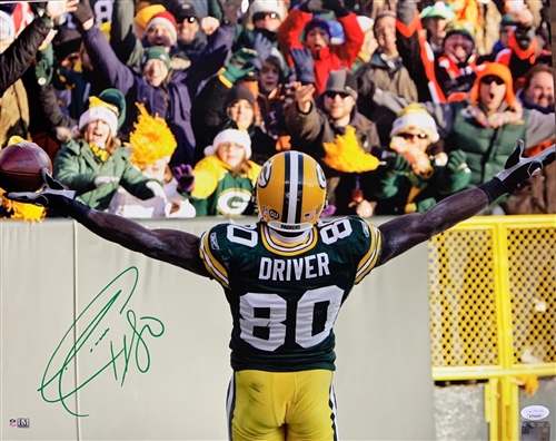 DONALD DRIVER SIGNED 16X20 PACKERS PHOTO #10 - JSA