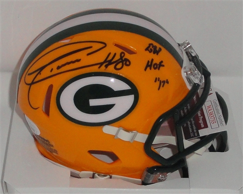 DONALD DRIVER SIGNED PACKERS MINI HELMET W/ GBP HOF 2017 - JSA