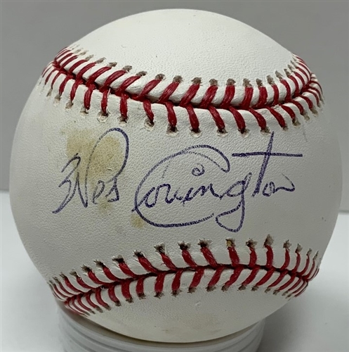 WES COVINGTON (d) SIGNED OFFICIAL MLB BASEBALL