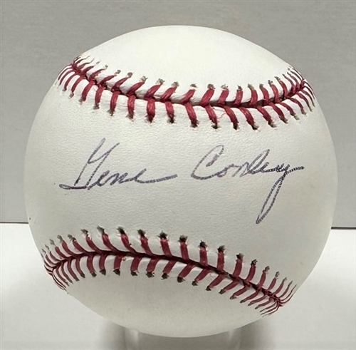 GENE CONLEY (d) SIGNED OFFICIAL MLB  BASEBALL
