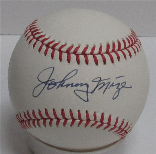 JOHNNY MIZE (d) SIGNED OFFICIAL AL BASEBALL - JSA