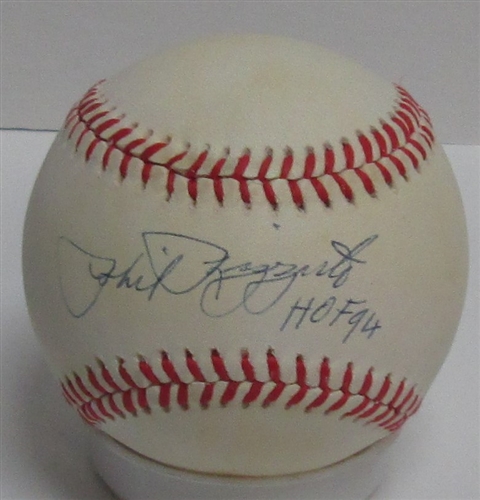 PHIL RIZZUTO (D) SIGNED OFFICIAL AL BASEBALL W/ HOF - JSA