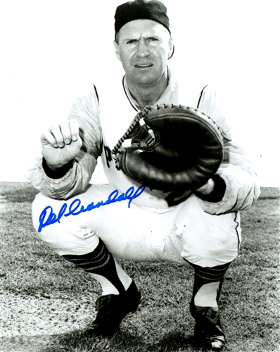 DEL CRANDALL SIGNED 8x10 PIRATES PHOTO #1