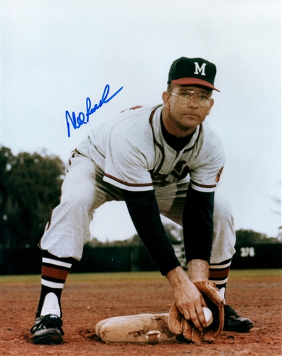 MEL ROACH SIGNED 8X10 MILW BRAVES PHOTO #1