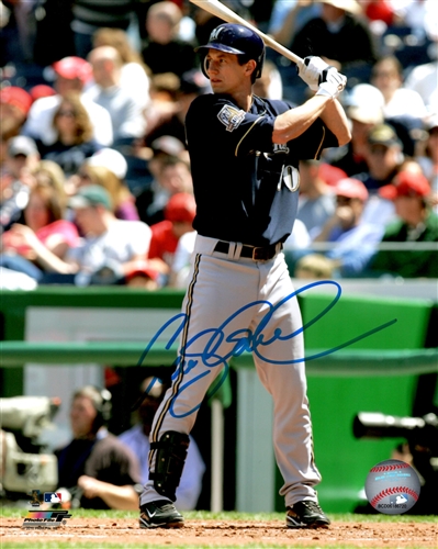 CRAIG COUNSELL SIGNED 8X10 BREWERS PHOTO #3