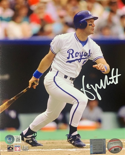 GEORGE BRETT SIGNED ROYALS 8X10 PHOTO #2 - JSA