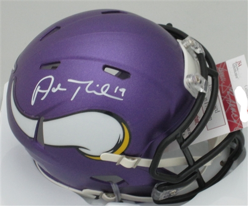 ADAM THIELEN SIGNED VIKINGS MINI HELMET - JSA