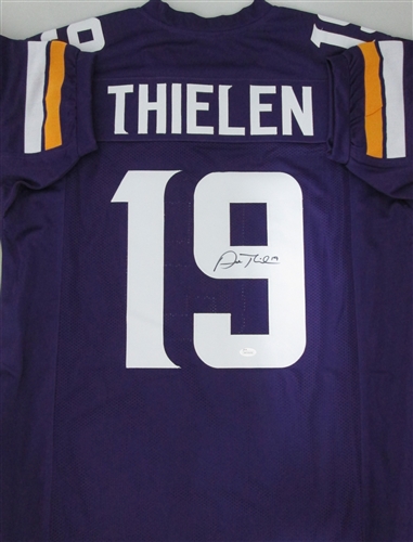 ADAM THIELEN SIGNED CUSTOM VIKINGS JERSEY - JSA